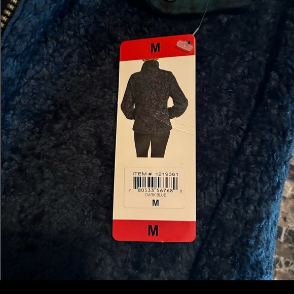 Plush Navy Pendleton Zip-Up Jacket - Picture 2 of 7